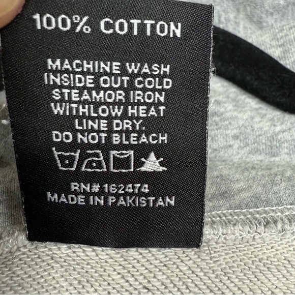 Streetwear Spider Scuba hoodie Men’s Large Grey Star Puff Print Young Thug style - Picture 11 of 13